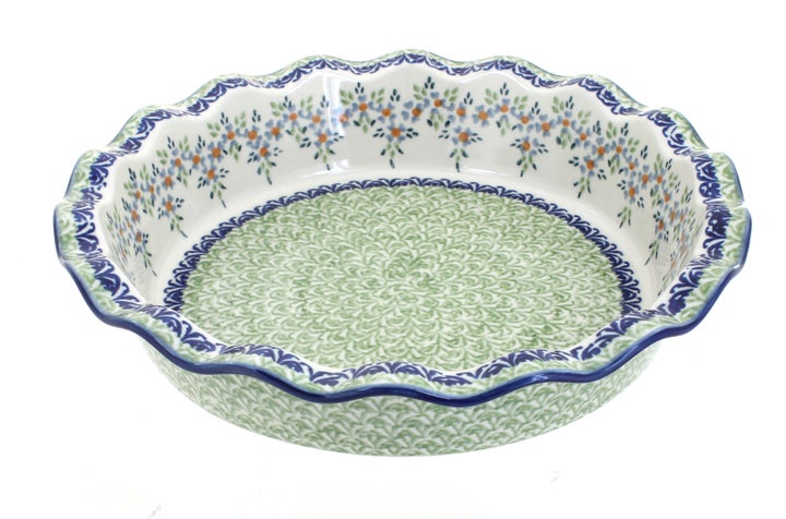 Manufaktura Summer Vine Pie Plate — Polish Pottery