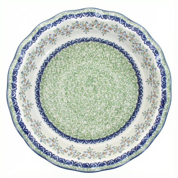 Detail image of Manufaktura Summer Vine Pie Plate — Polish Pottery