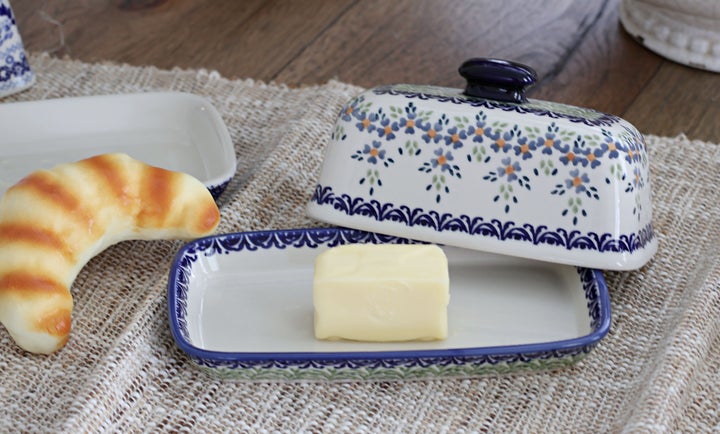 Manufaktura Summer Vine Butter Dish — Polish Pottery
