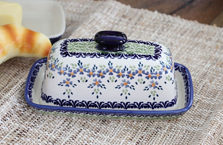 Manufaktura Summer Vine Butter Dish — Polish Pottery