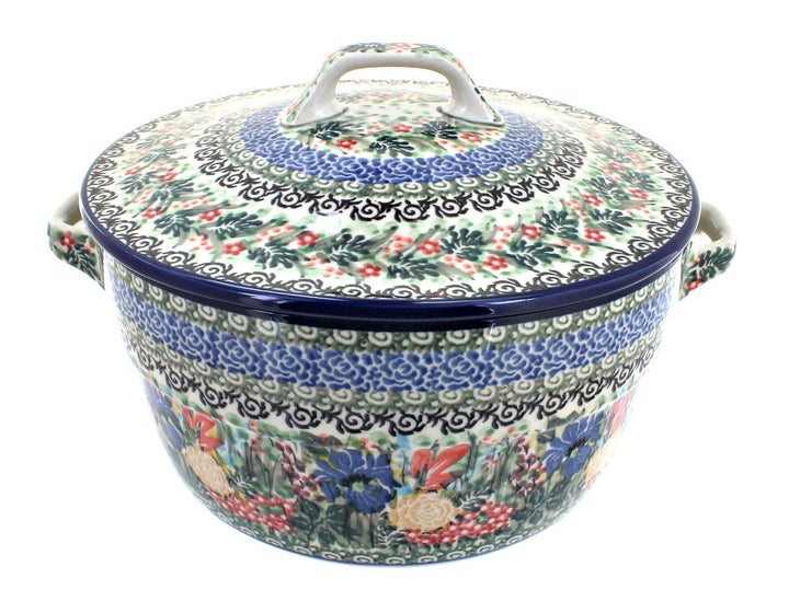 Ceramika Artystyczna Summer Blooms Medium Bakeware — Polish Pottery
