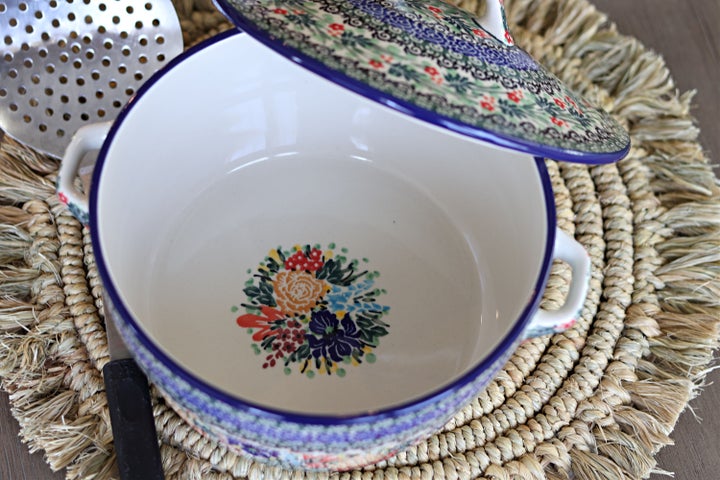 Ceramika Artystyczna Summer Blooms Medium Bakeware — Polish Pottery