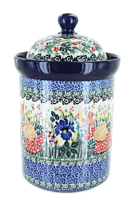 Ceramika Artystyczna Summer Blooms Counter Storage — Polish Pottery