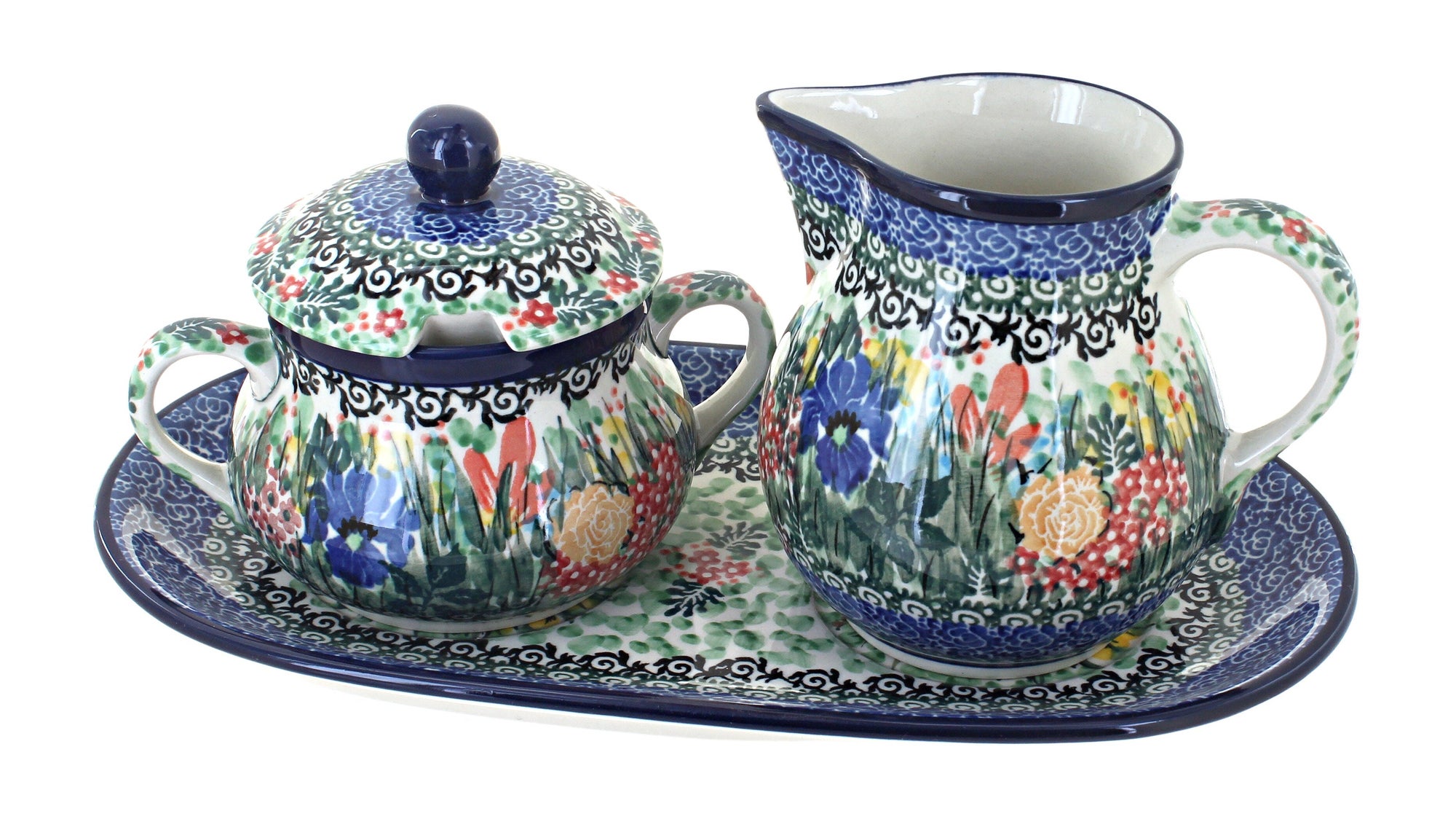 Ceramika Artystyczna Summer Blooms Coffee & Tea Accessories — Polish Pottery