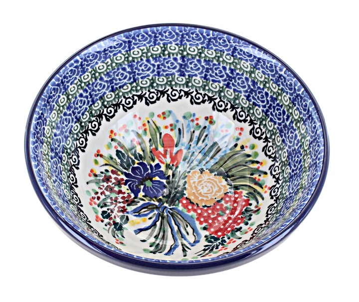Ceramika Artystyczna Summer Blooms Dining Plates & Bowls — Polish Pottery