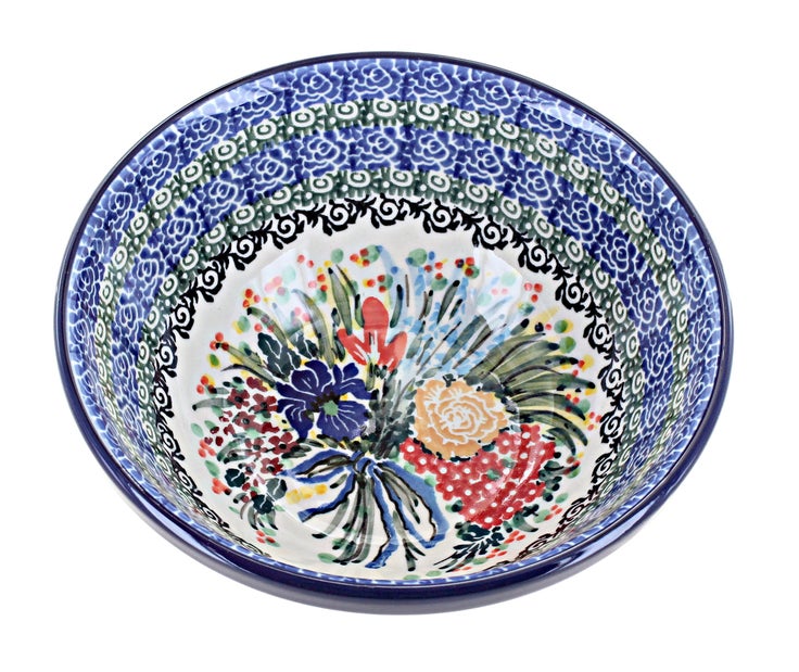 Detail image of Ceramika Artystyczna Summer Blooms Dining Plates & Bowls — Polish Pottery