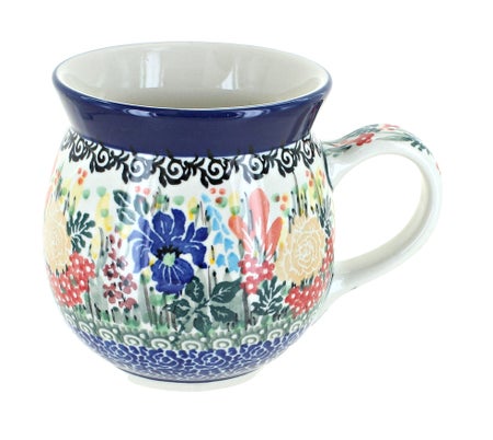 Ceramika Artystyczna Summer Blooms Mug — Polish Pottery