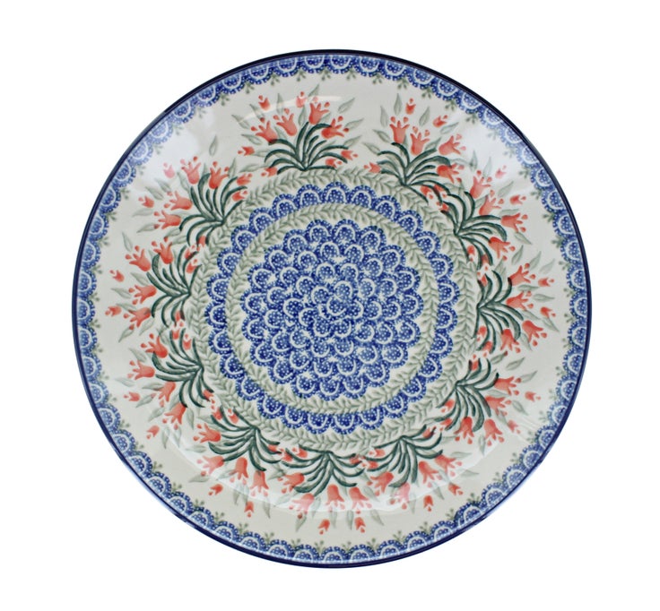 Detail image of Ceramika Artystyczna Spring Tulip Dining Plates & Bowls — Polish Pottery