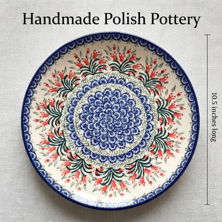 Ceramika Artystyczna Spring Tulip Dining Plates & Bowls — Polish Pottery