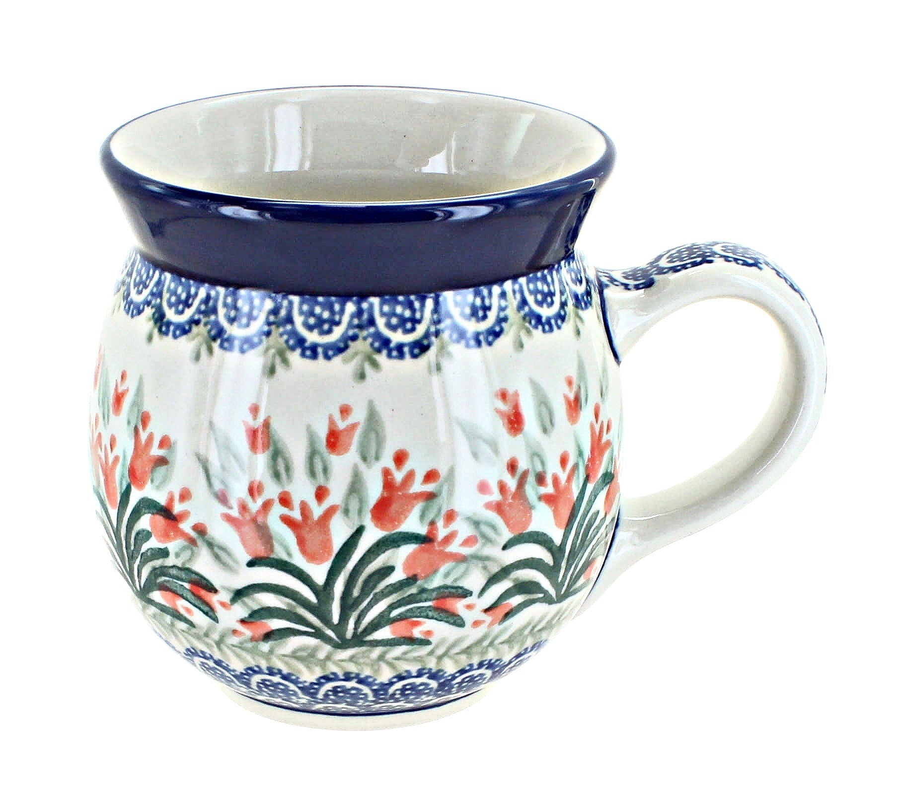Ceramika Artystyczna Spring Tulip Mug — Polish Pottery