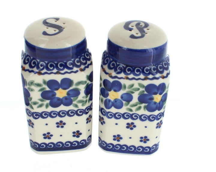 Vena Spring Blossom Salt & Pepper Shaker — Polish Pottery