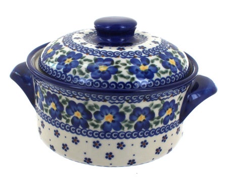 Vena Spring Blossom Medium Bakeware — Polish Pottery