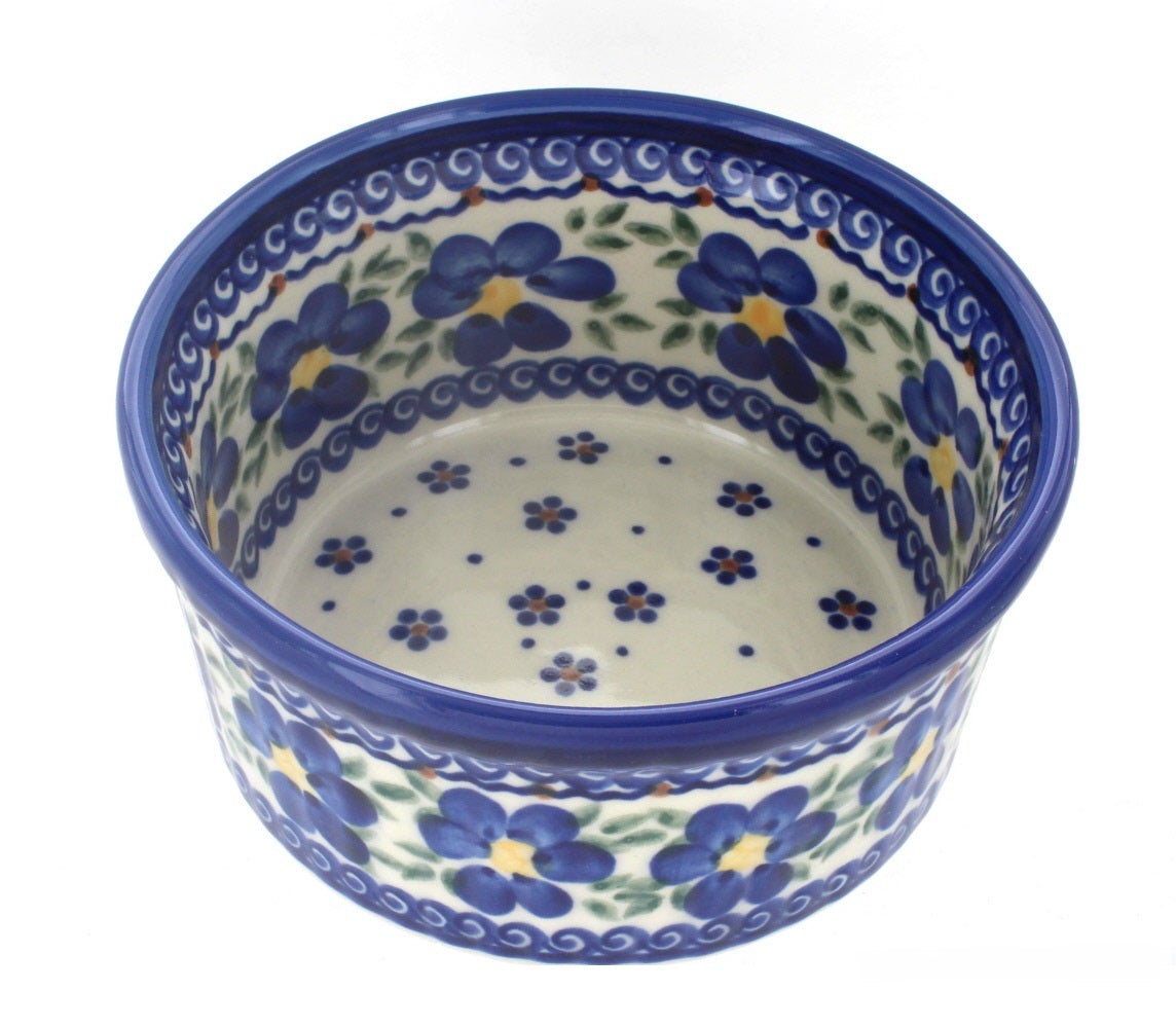 Vena Spring Blossom Medium Serving Piece — Polish Pottery