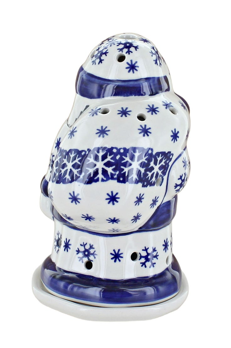 Detail image of Manufaktura Snow Flurry Luminary — Polish Pottery