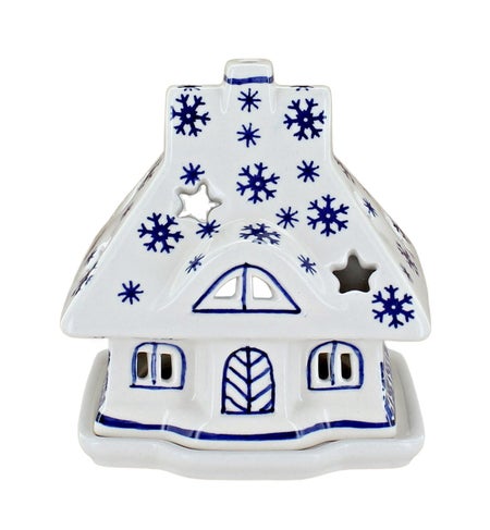 Manufaktura Snow Flurry Luminary — Polish Pottery