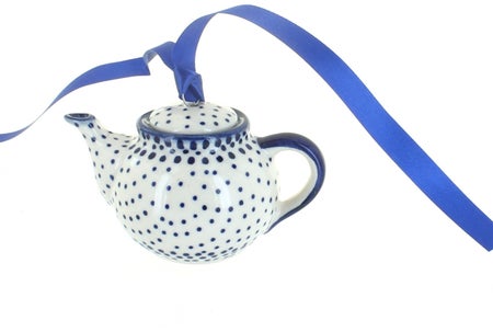 Manufaktura Small Dots Christmas Ornament — Polish Pottery