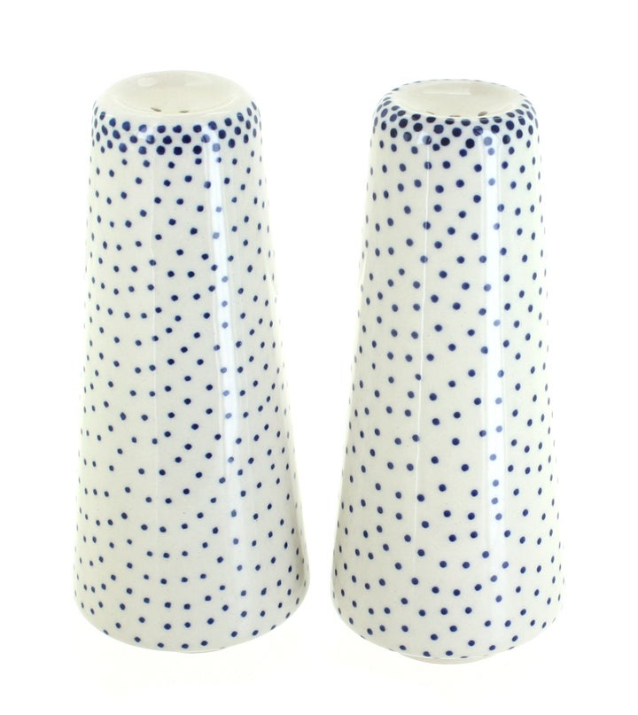 Manufaktura Small Dots Salt & Pepper Shaker — Polish Pottery
