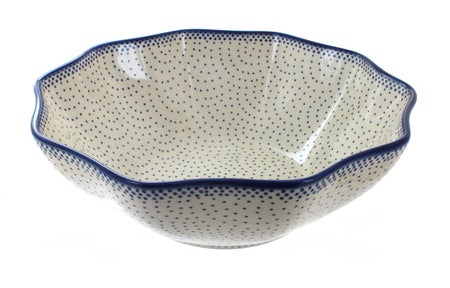 Manufaktura Small Dots Medium Serving Piece — Polish Pottery