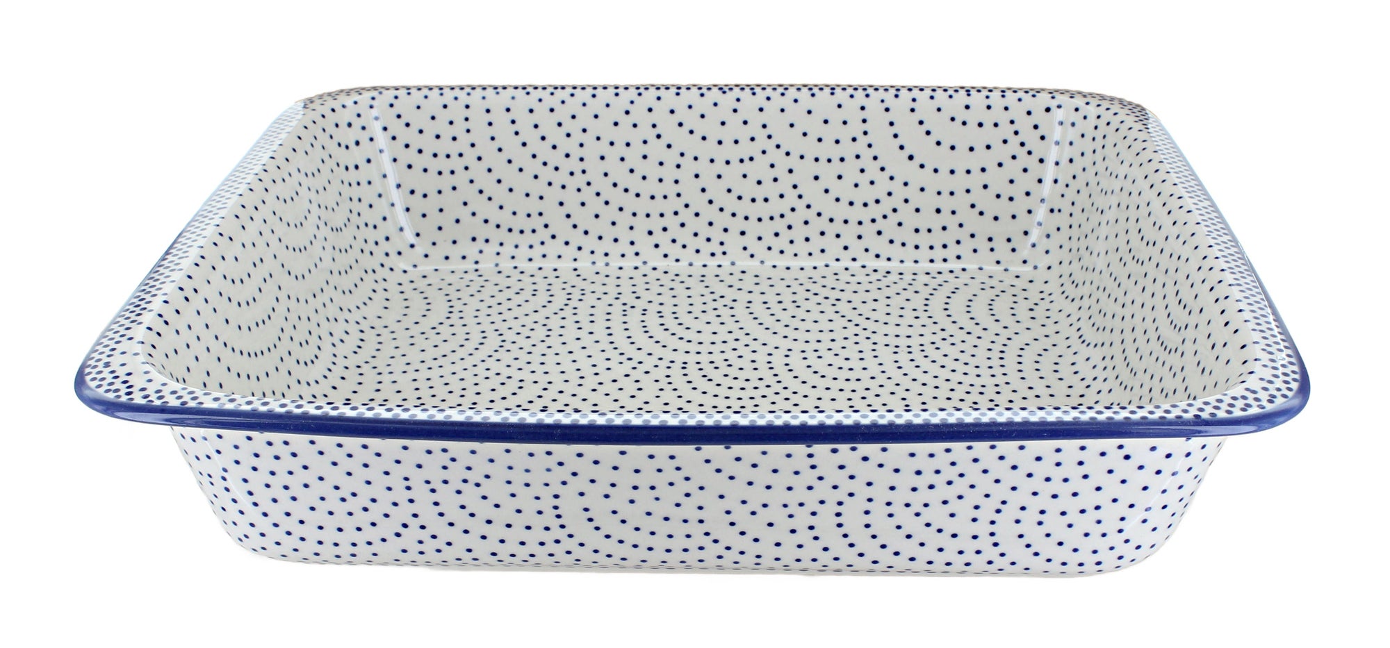 Manufaktura Small Dots Large Bakeware — Polish Pottery