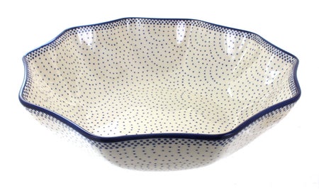 Manufaktura Small Dots Large Serving Piece — Polish Pottery