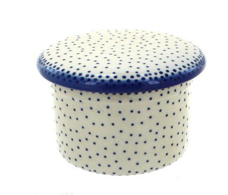 Manufaktura Small Dots Butter Dish — Polish Pottery