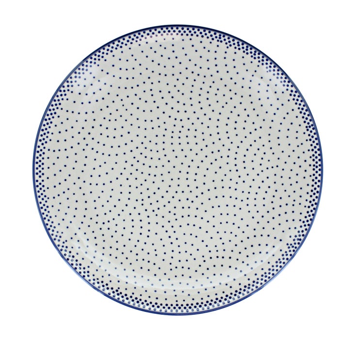 Detail image of Manufaktura Small Dots Dining Plates & Bowls — Polish Pottery