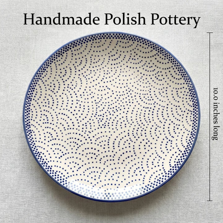 Manufaktura Small Dots Dining Plates & Bowls — Polish Pottery