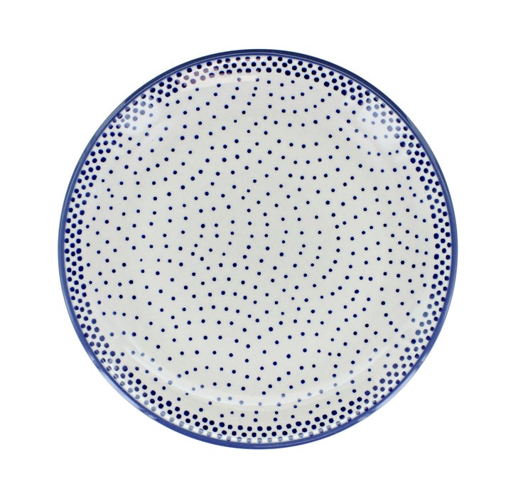 Detail image of Manufaktura Small Dots Dining Plates & Bowls — Polish Pottery