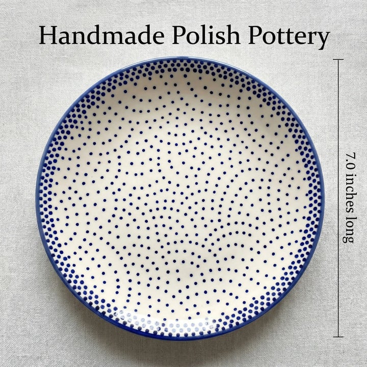 Manufaktura Small Dots Dining Plates & Bowls — Polish Pottery