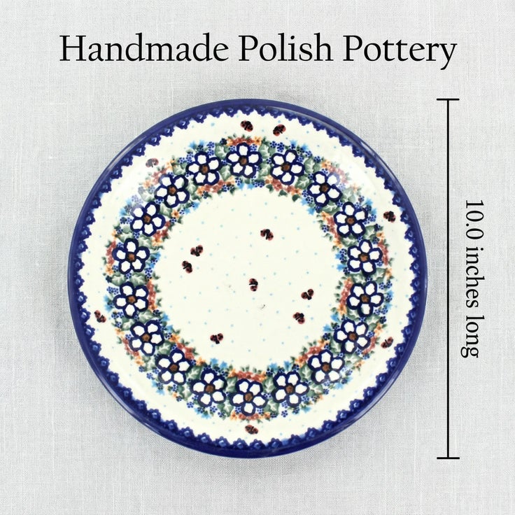 Detail image of Vena Scarlett Dining Plates & Bowls — Polish Pottery