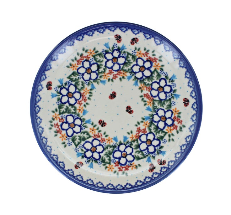 Detail image of Vena Scarlett Dining Plates & Bowls — Polish Pottery