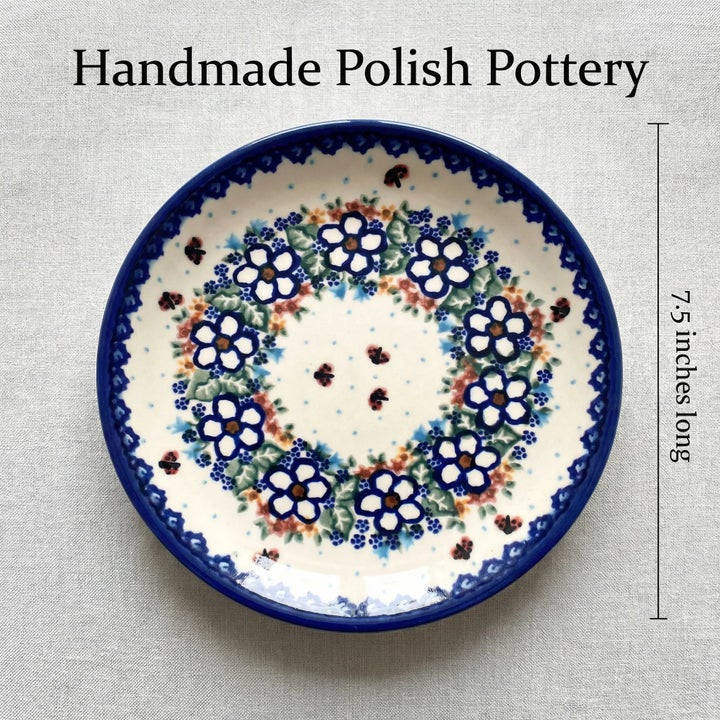 Vena Scarlett Dining Plates & Bowls — Polish Pottery