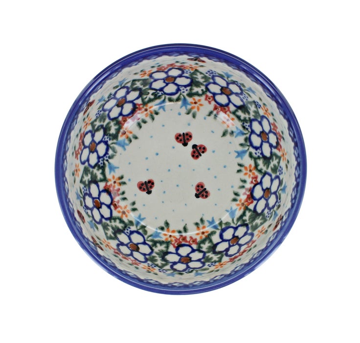 Detail image of Vena Scarlett Dining Plates & Bowls — Polish Pottery