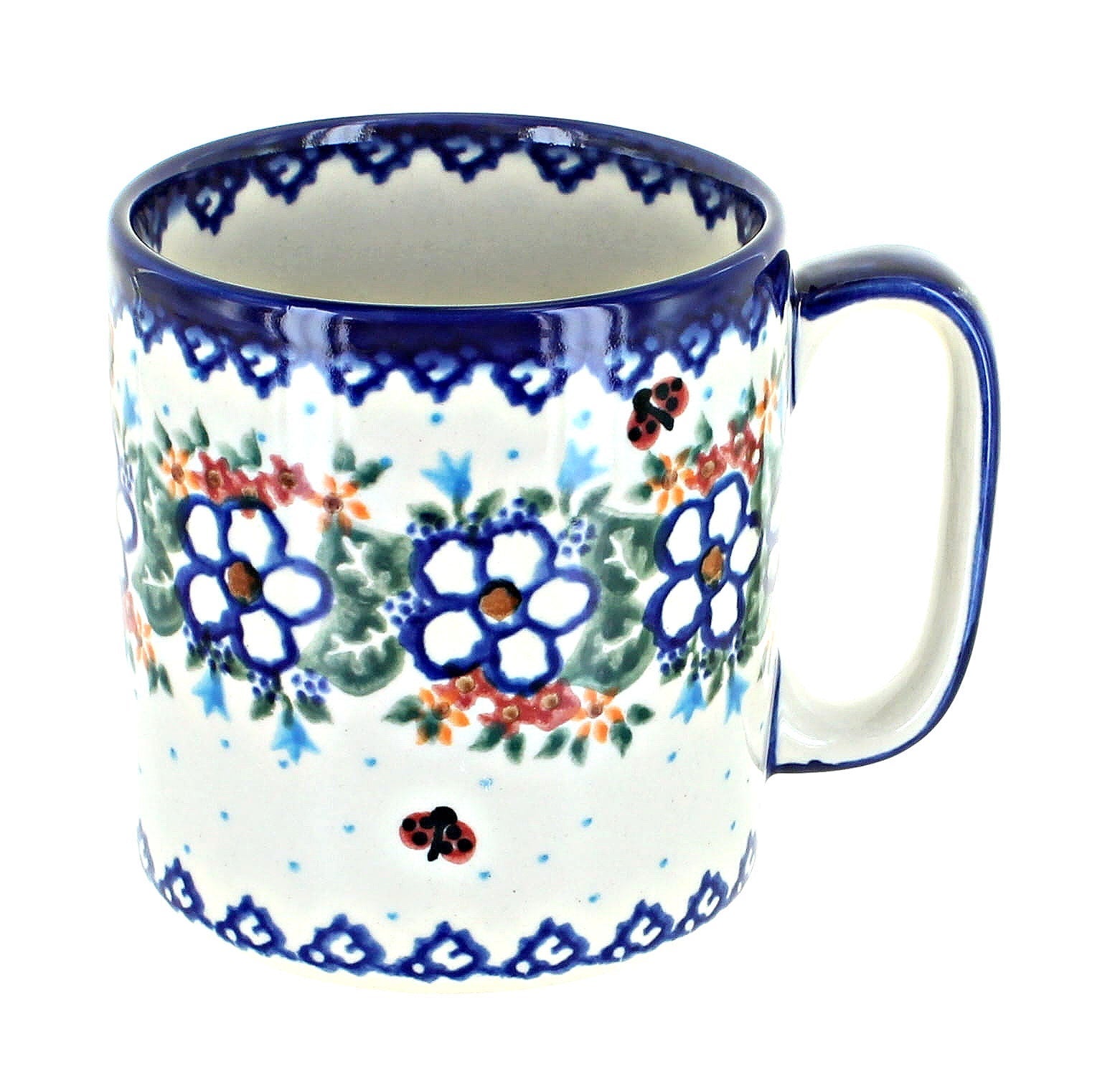 Vena Scarlett Mug — Polish Pottery