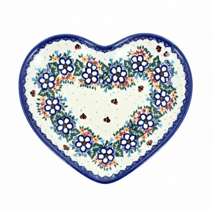 Detail image of Vena Scarlett Dining Plates & Bowls — Polish Pottery