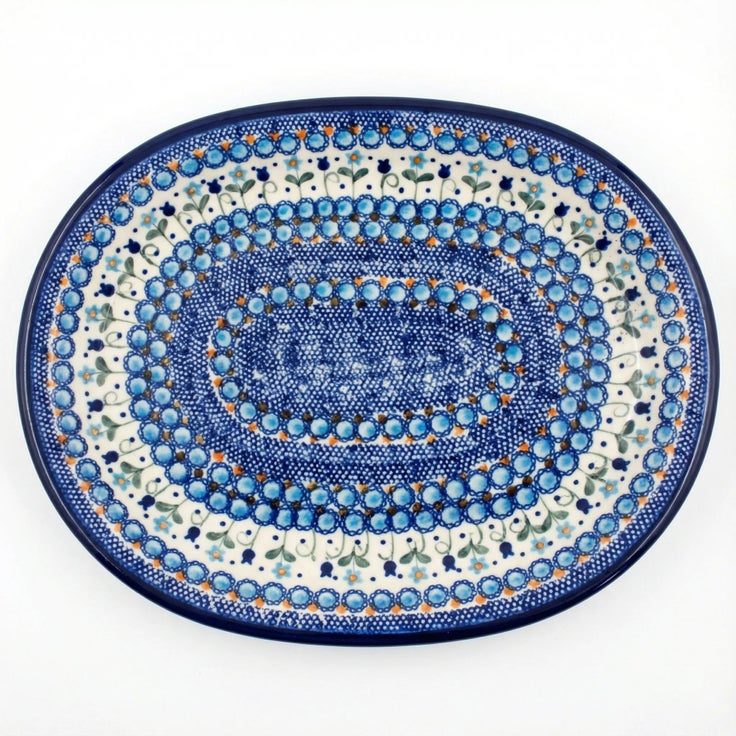 Detail image of Vena Savannah Large Serving Piece — Polish Pottery