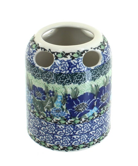 Ceramika Artystyczna Sapphire Fields Bathroom Accessories — Polish Pottery