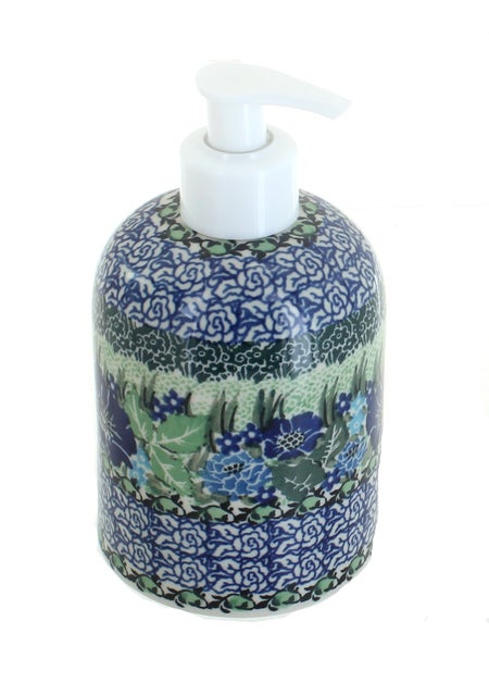 Ceramika Artystyczna Sapphire Fields Bathroom Accessories — Polish Pottery