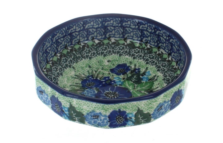 Ceramika Artystyczna Sapphire Fields Petite Bowl/Dish — Polish Pottery