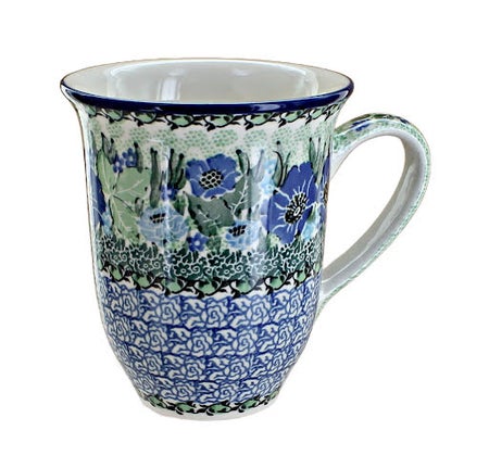 Ceramika Artystyczna Sapphire Fields Mug — Polish Pottery