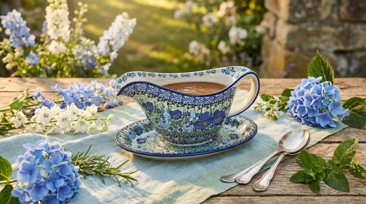 Ceramika Artystyczna Sapphire Fields Dining Accessories — Polish Pottery