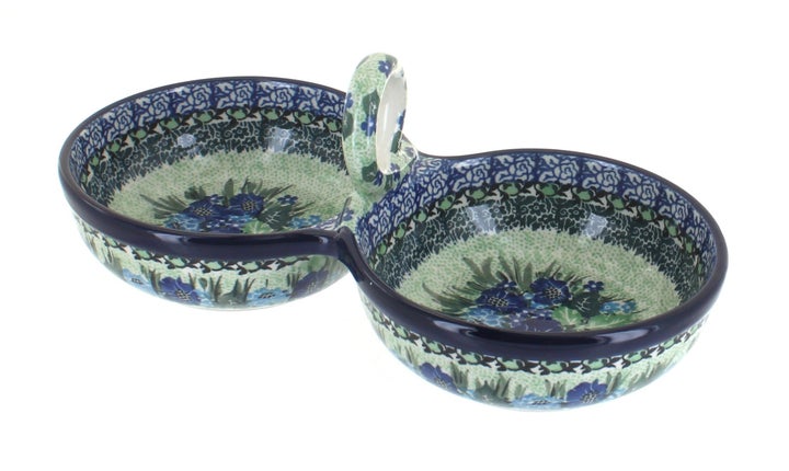 Ceramika Artystyczna Sapphire Fields Salt & Pepper Shaker — Polish Pottery
