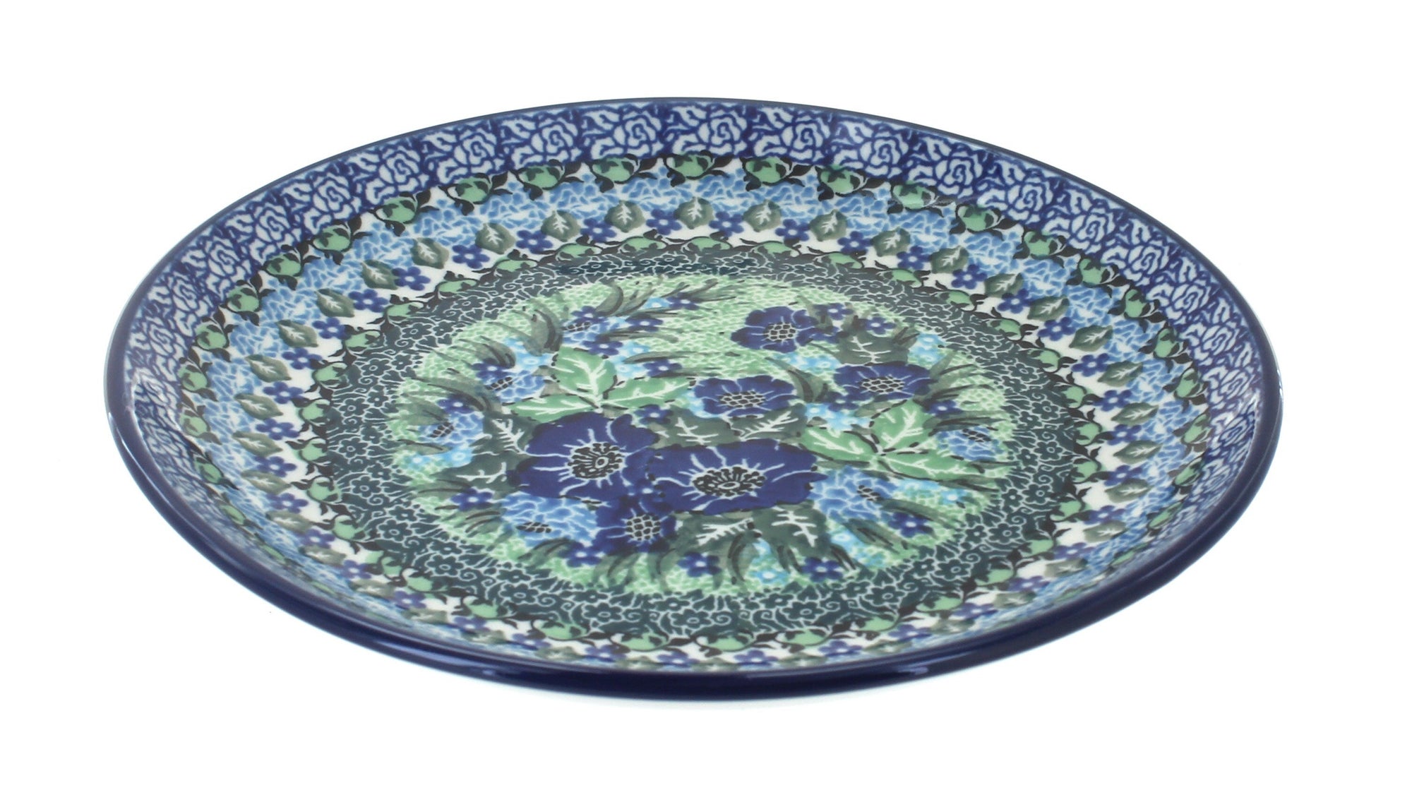 Ceramika Artystyczna Sapphire Fields Dining Plates & Bowls — Polish Pottery