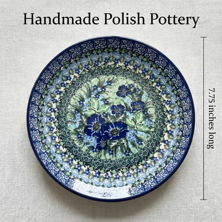 Ceramika Artystyczna Sapphire Fields Dining Plates & Bowls — Polish Pottery