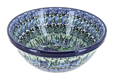 Ceramika Artystyczna Sapphire Fields Dining Plates & Bowls — Polish Pottery