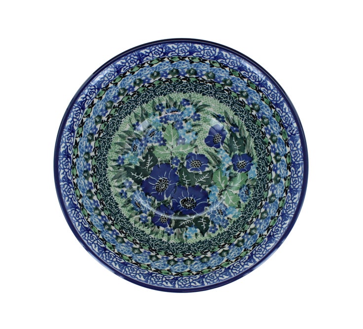 Detail image of Ceramika Artystyczna Sapphire Fields Dining Plates & Bowls — Polish Pottery