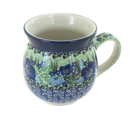Ceramika Artystyczna Sapphire Fields Mug — Polish Pottery