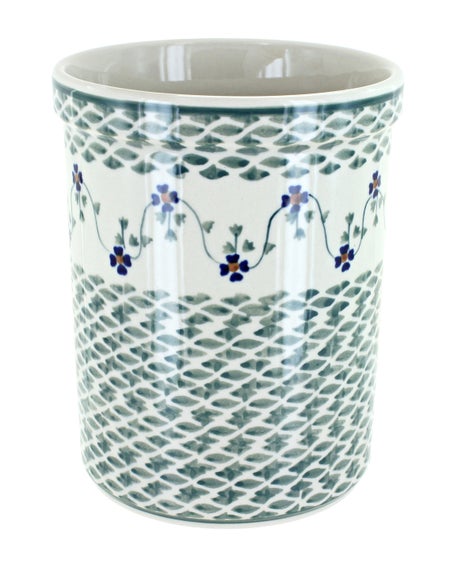 Manufaktura Sage Floral Counter Storage — Polish Pottery