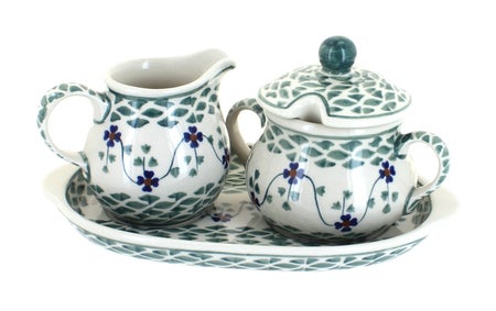 Manufaktura Sage Floral Coffee & Tea Accessories — Polish Pottery