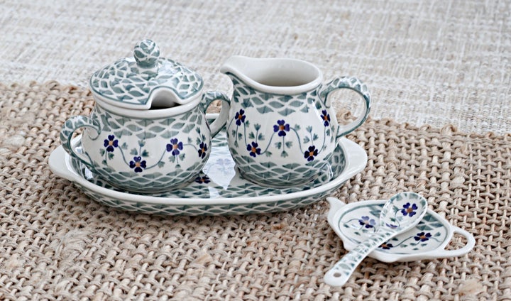 Manufaktura Sage Floral Coffee & Tea Accessories — Polish Pottery